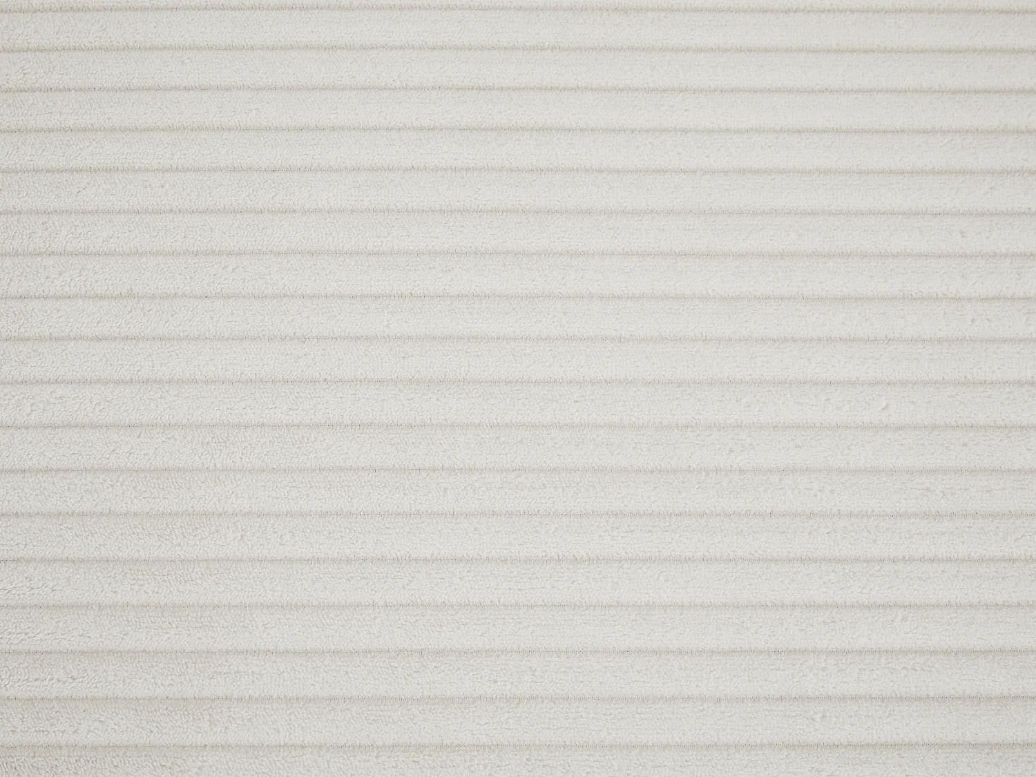 Canapé 3 places en velours côtelé beige YOCABA