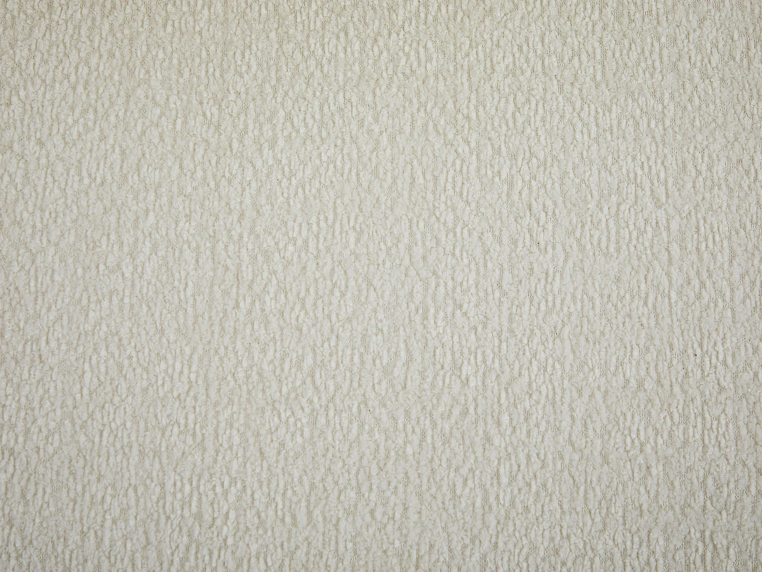 Canapé 3 places convertible chauffeuse en tissu bouclette beige CATONO