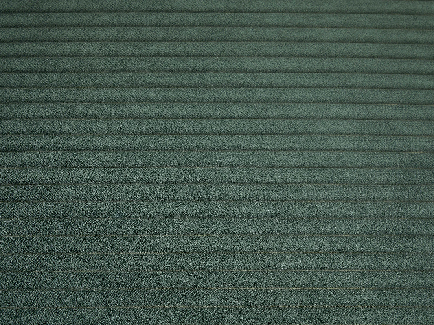 Canapé 3 places en velours côtelé vert YOCABA