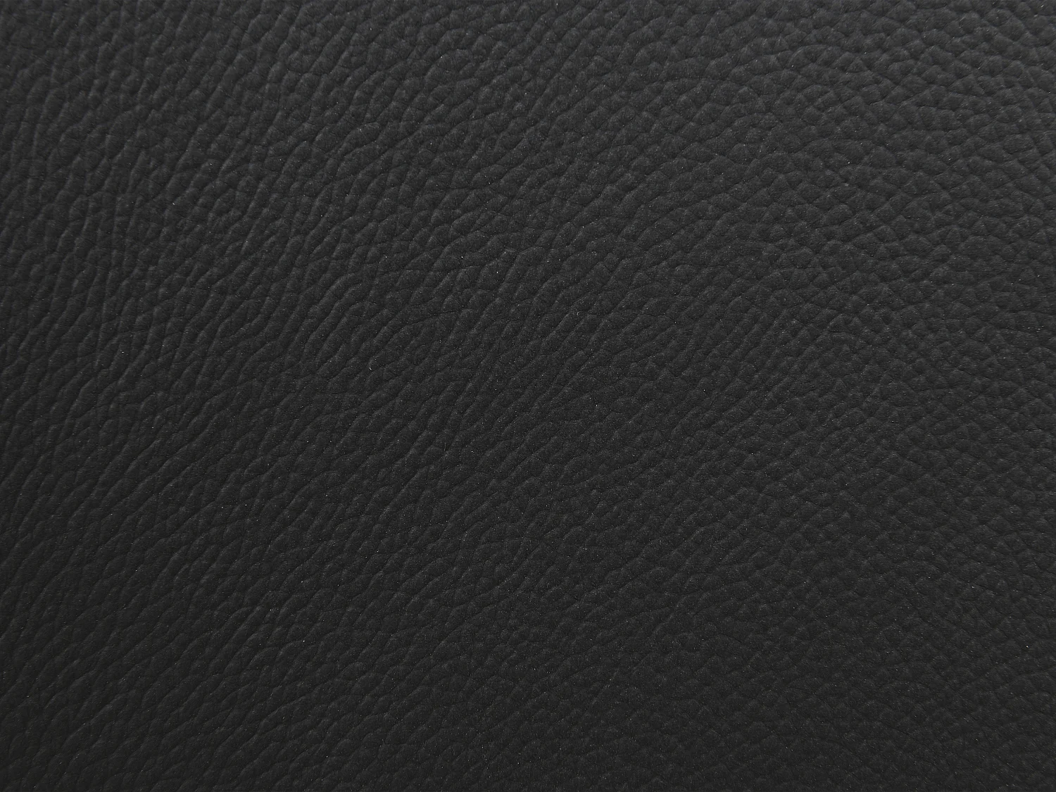 Fauteuil en cuir noir DUGORI