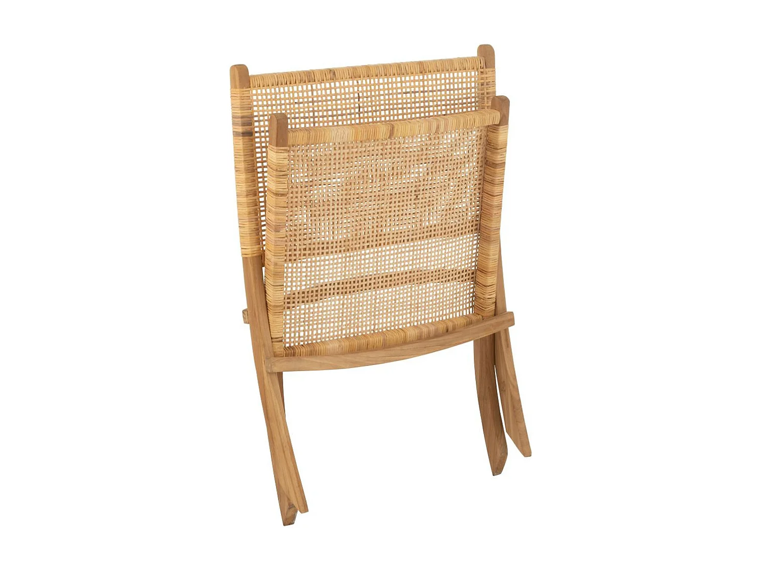 Fauteuil Pliant en Teck "Moises" 78cm Naturel