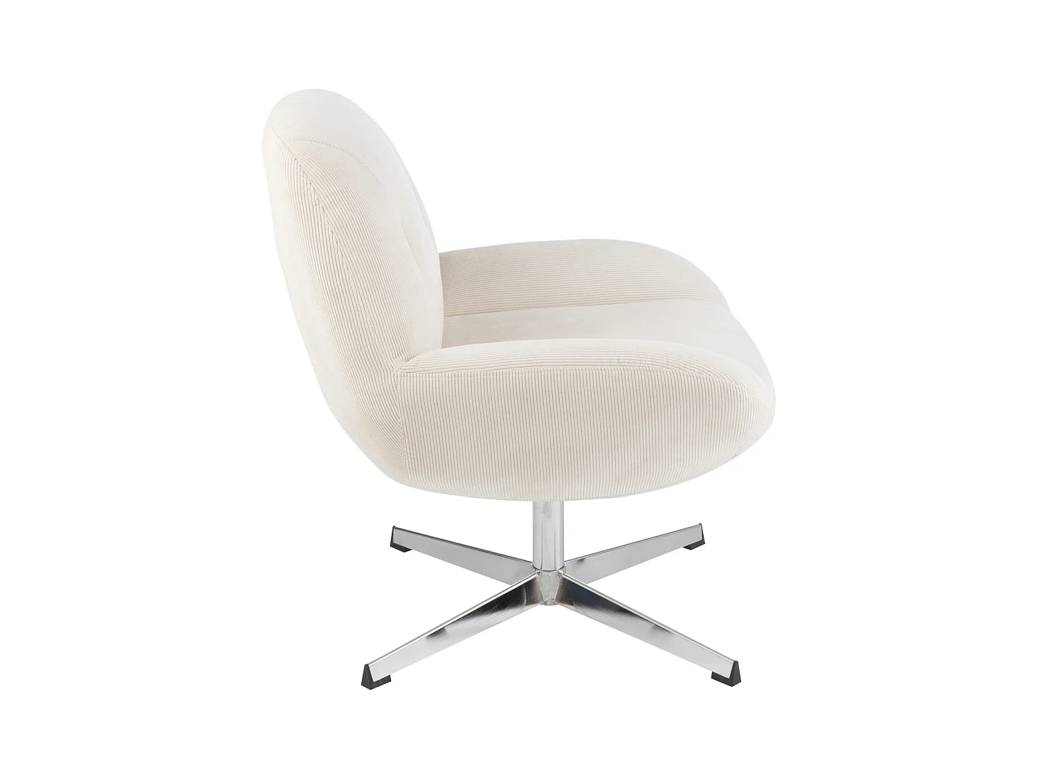 Fauteuil Lounge "Chill" 79cm Crème