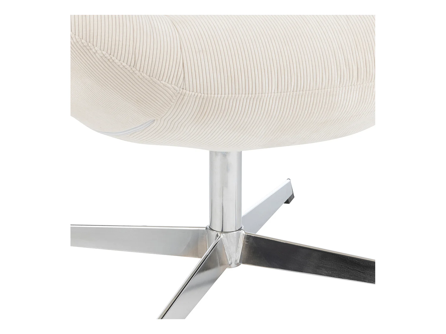 Fauteuil Lounge "Chill" 79cm Crème