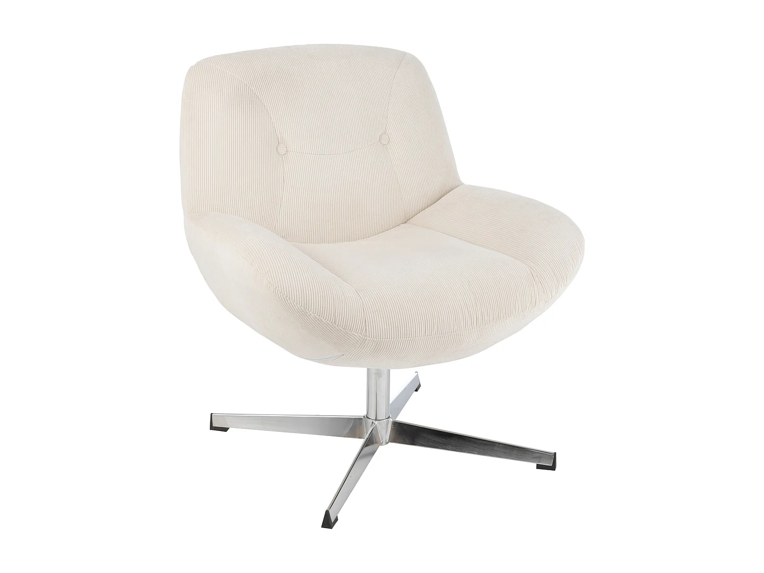 Fauteuil Lounge "Chill" 79cm Crème
