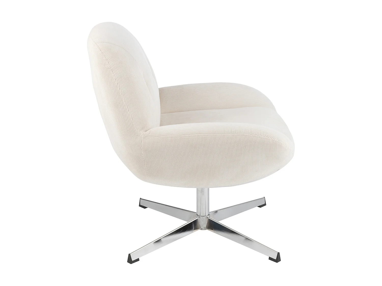 Fauteuil Lounge "Chill" 79cm Crème