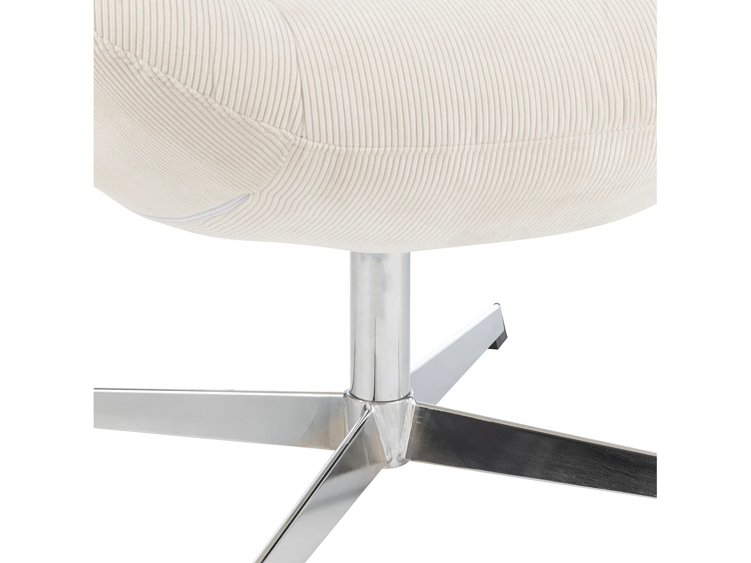 Fauteuil Lounge "Chill" 79cm Crème