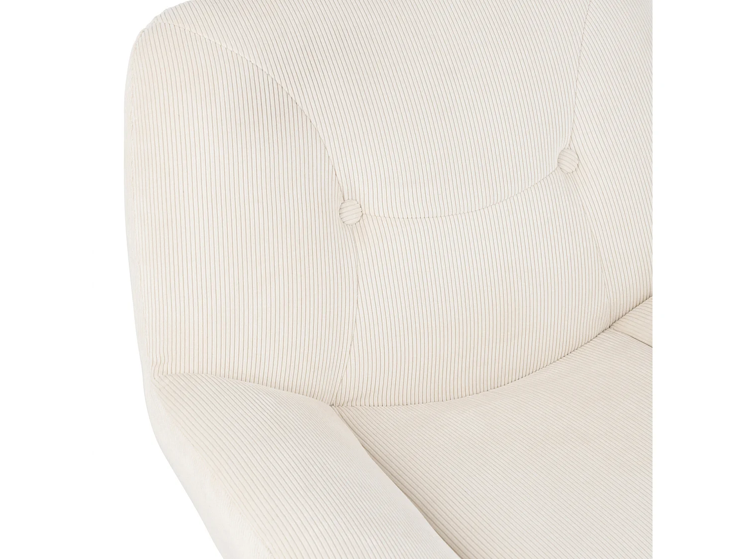 Fauteuil Lounge "Chill" 79cm Crème