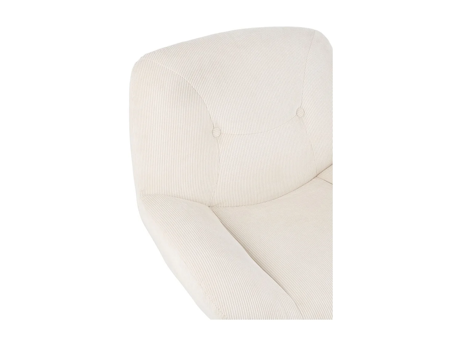Fauteuil Lounge "Chill" 79cm Crème