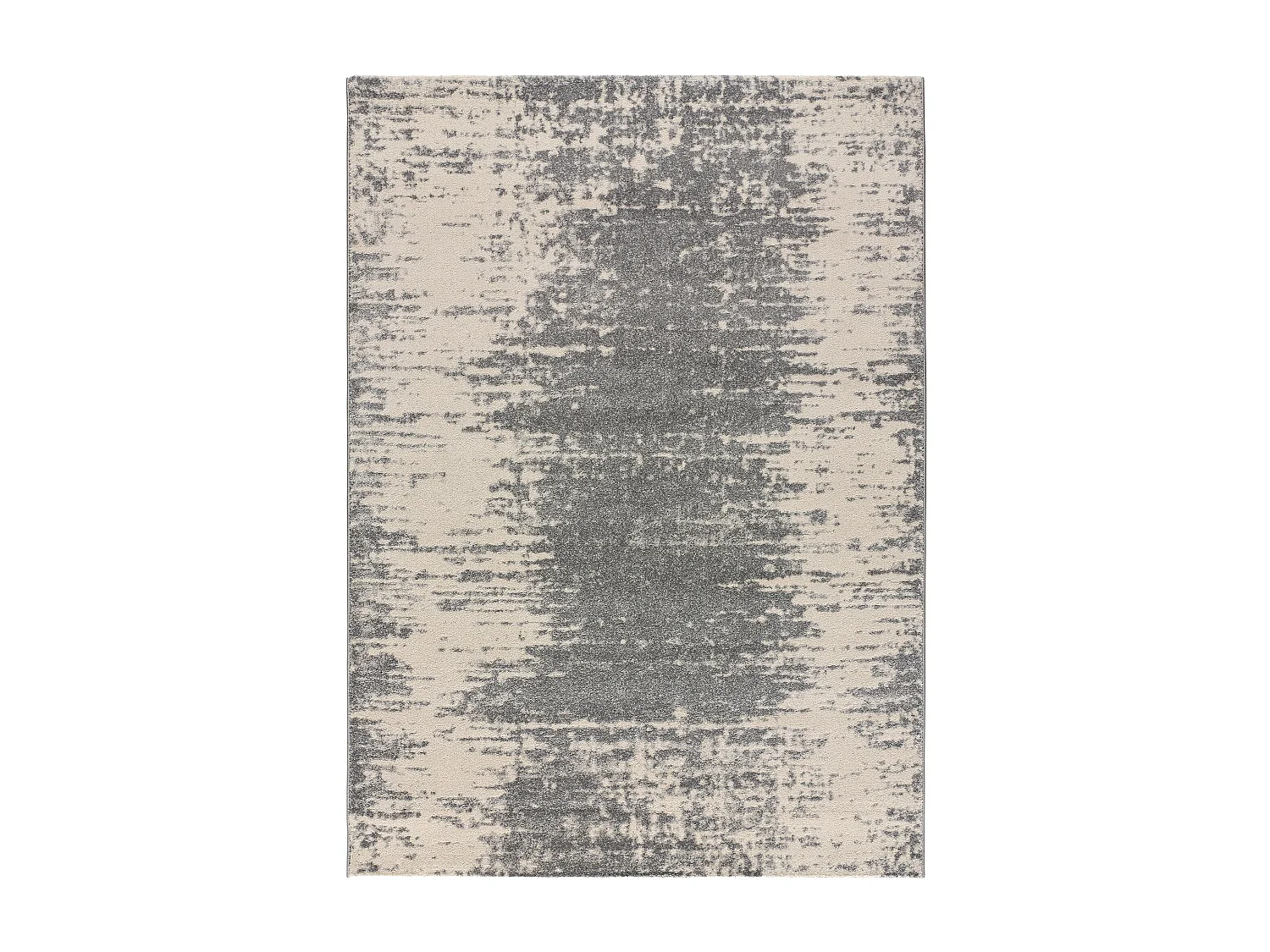 Tapis intérieur - abstrait - gris / crème - 80 x 150 cm - STRECH SUNSET