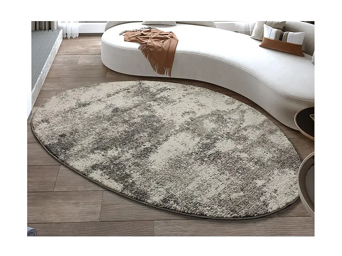 Tapis intérieur - abstrait - gris - 194 x 290 cm - REFLEX PIEDRA