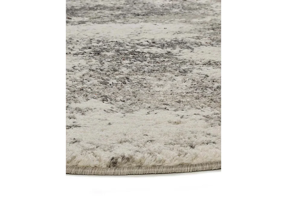 Hoogpolig tapijt - abstract - grijs - 194x290 cm - REFLEX PIEDRA