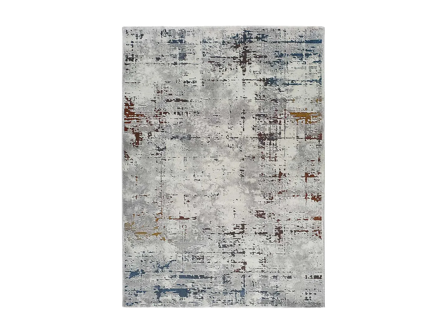 Tapis intérieur - abstrait - gris / multicolore - 120 x 170 cm - GRACEFUL