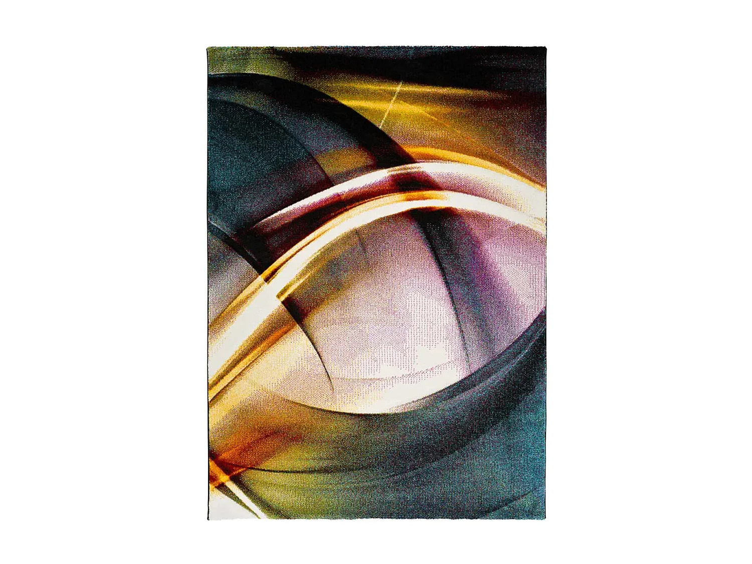 Tapis intérieur - abstrait - multicolore - 140 x 200 cm - AMY