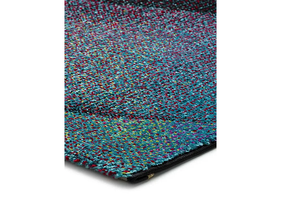 Tapis intérieur - abstrait - multicolore - 60 x 120 cm - AMY