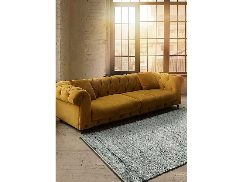 Tapis intérieur - uni - blanc - 140 x 200 cm - MAYA BLANCO