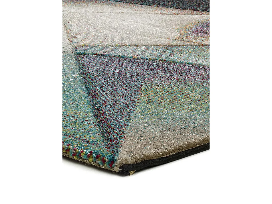 Tapis intérieur - abstrait - multicolore - 60 x 120 cm - WARHOL