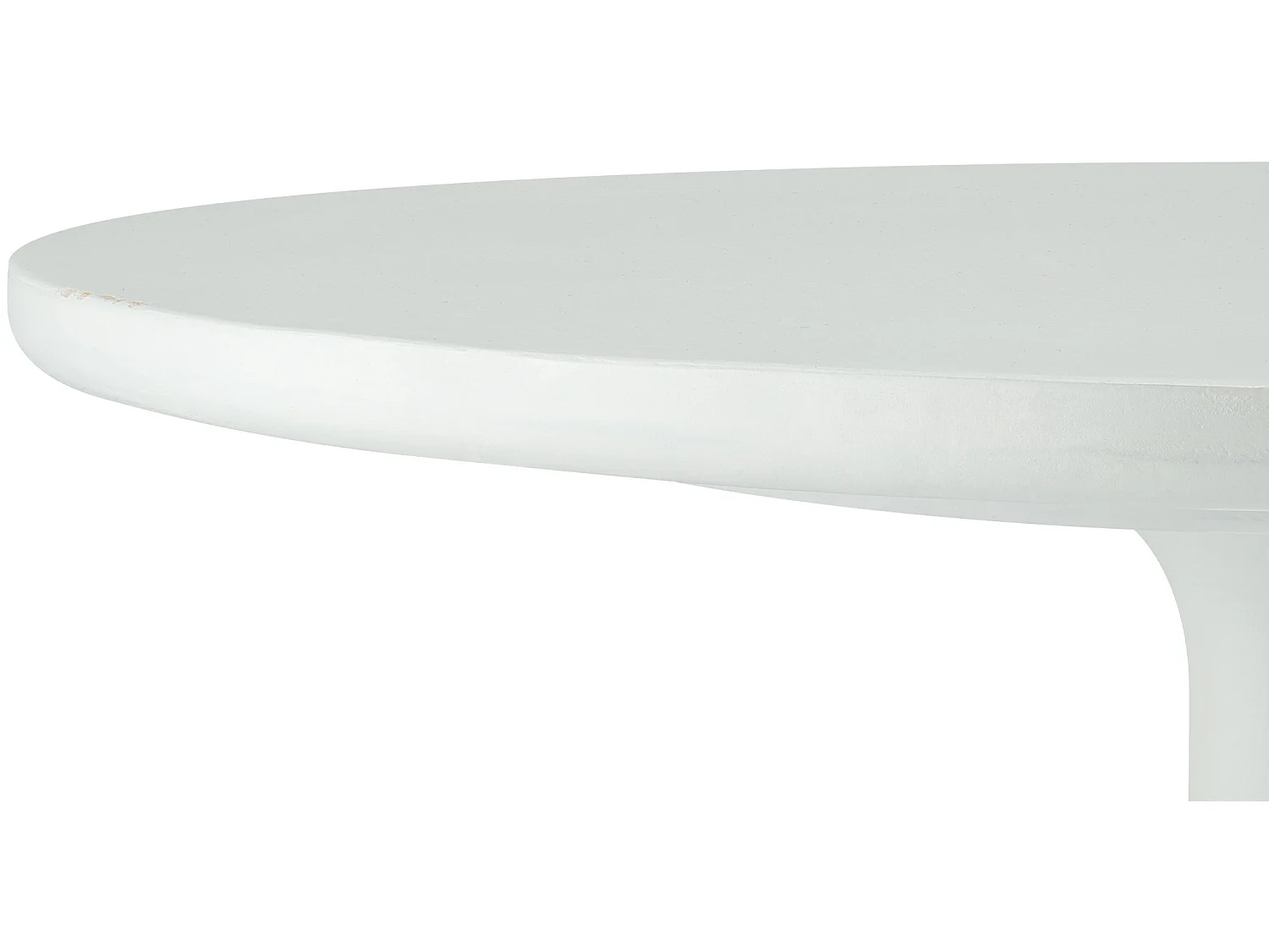 Table d'appoint - rond Ø 60 cm - Bois - Blanc antique - Farragut