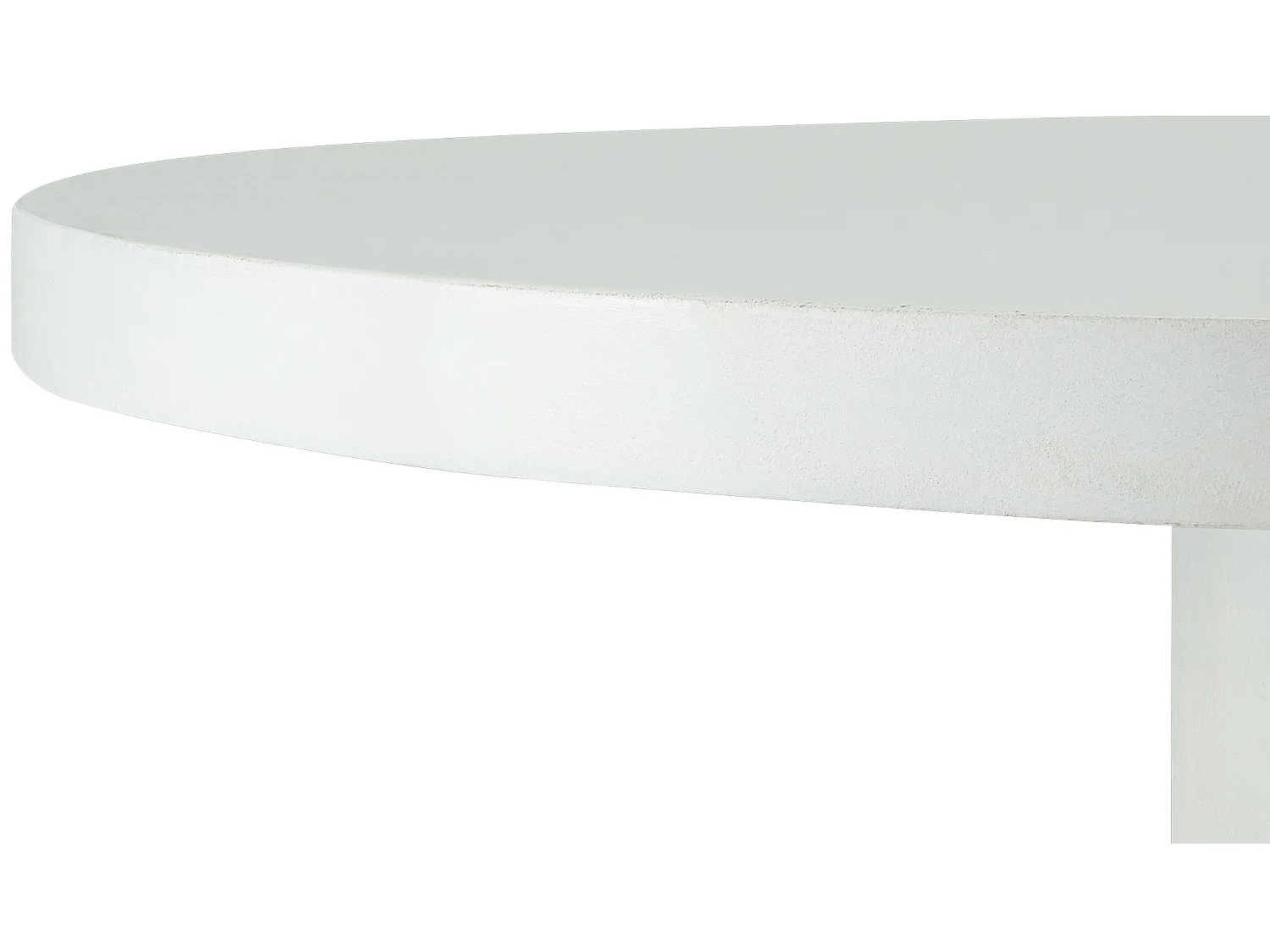 Table d'appoint - rond Ø 50 cm - Bois - Blanc antique - Adamsville