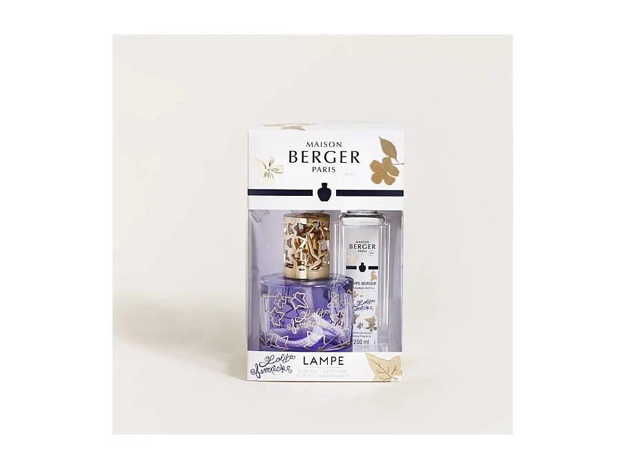 Coffret lampe Berger Pure Lolita Lempicka Parme