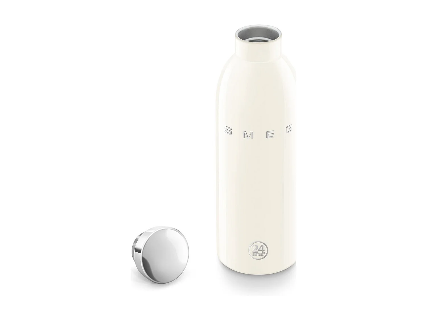 Smeg Gourde isotherme 0.5l en acier inoxydable crème - WBF01CR
