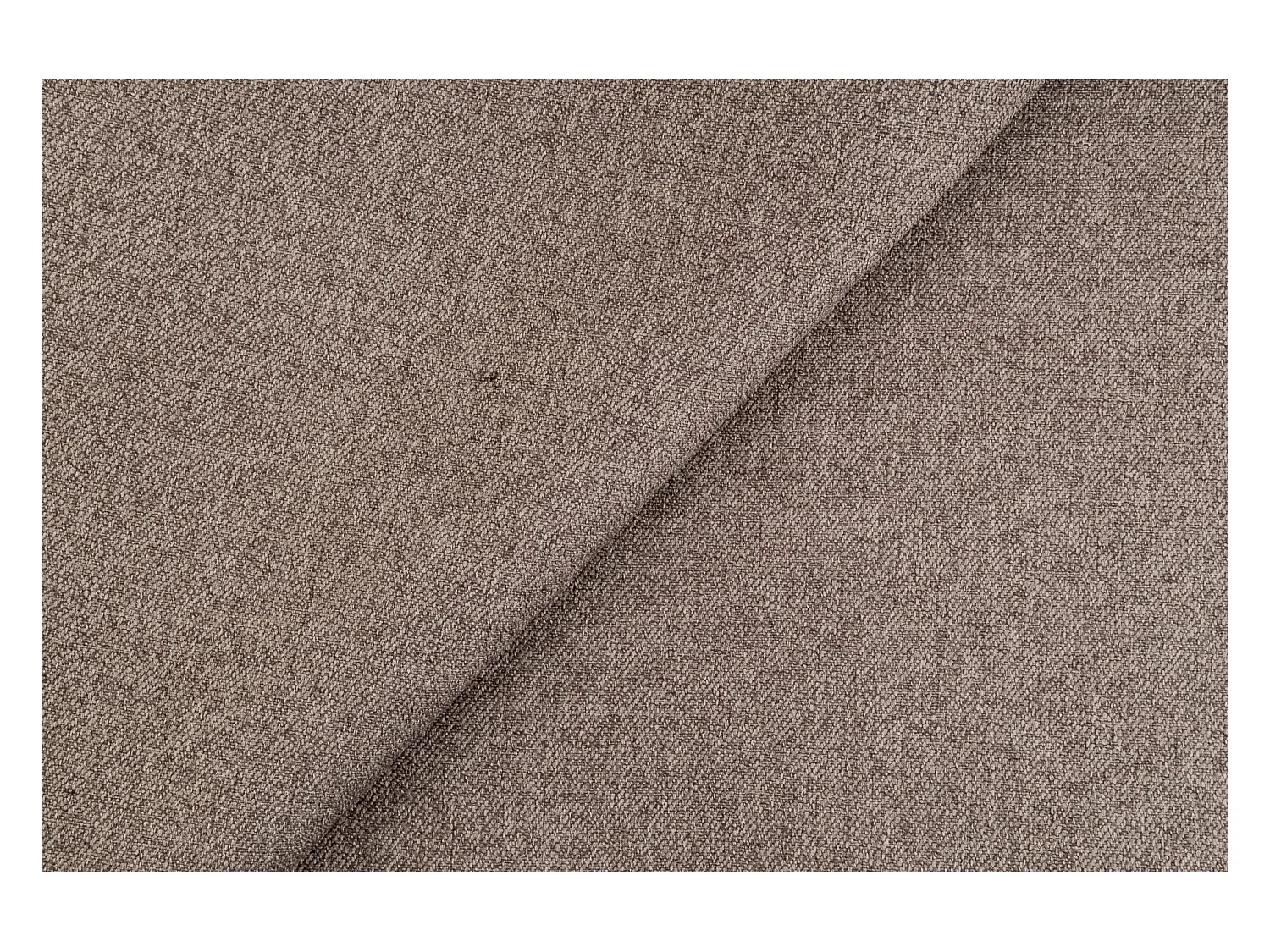 Divano letto NOMI con contenitore e funzione letto, tessuto Faro, marrone chiaro