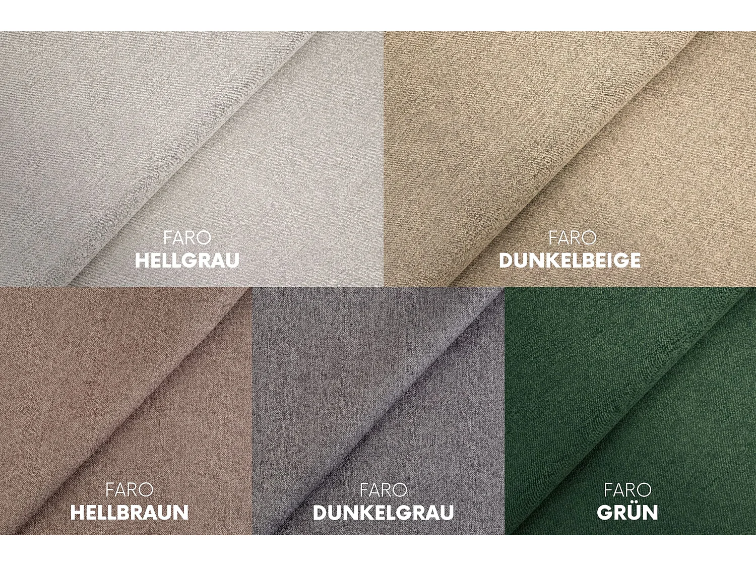 Schlafsofa mit bettkasten und schlaffunktion NOMI, Stoff Faro, Dunkelbeige