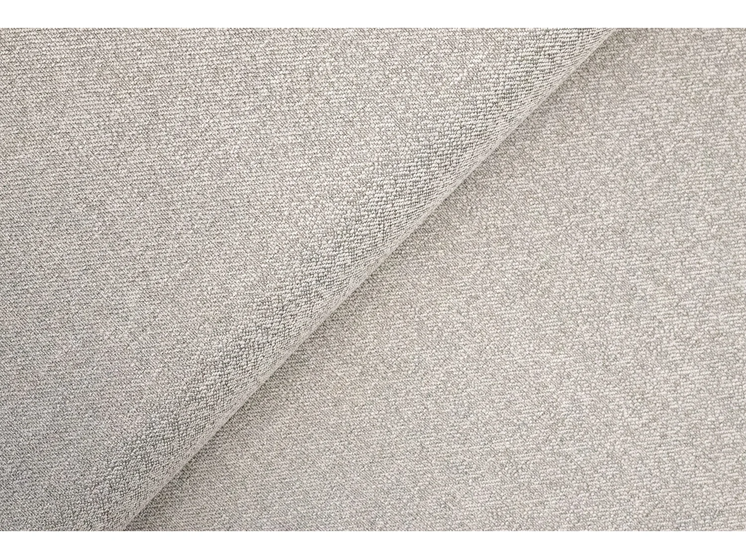 Canapé-lit NOMI avec rangement et fonction couchage, tissu Faro, gris clair