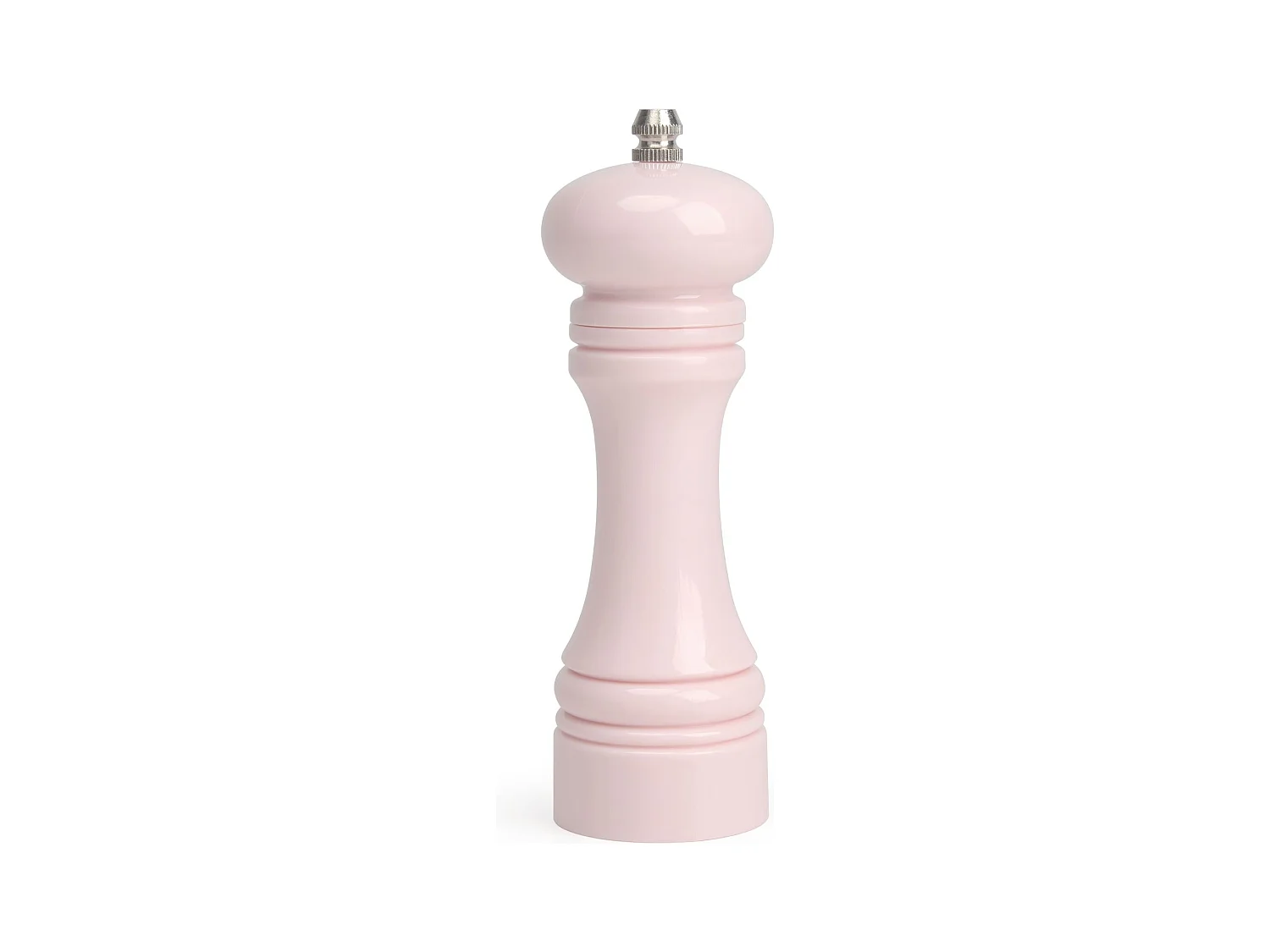 Menastyl - Moulin Sel Poivre 18.5cm En Plastique Rose Broyeur Ceramique