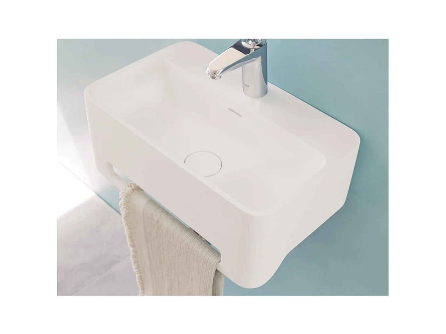 Hängendes Design-Waschbecken CORK