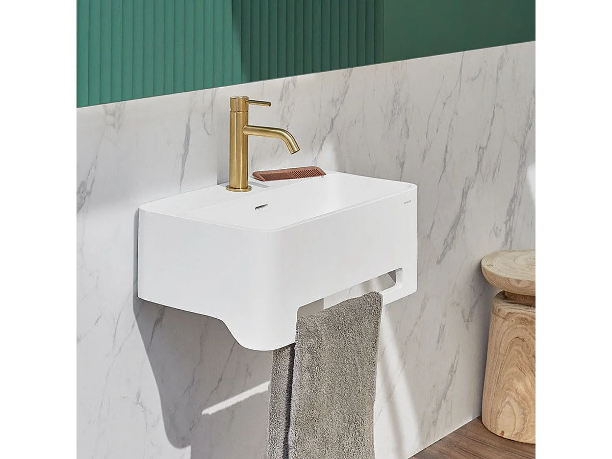 Hängendes Design-Waschbecken CORK