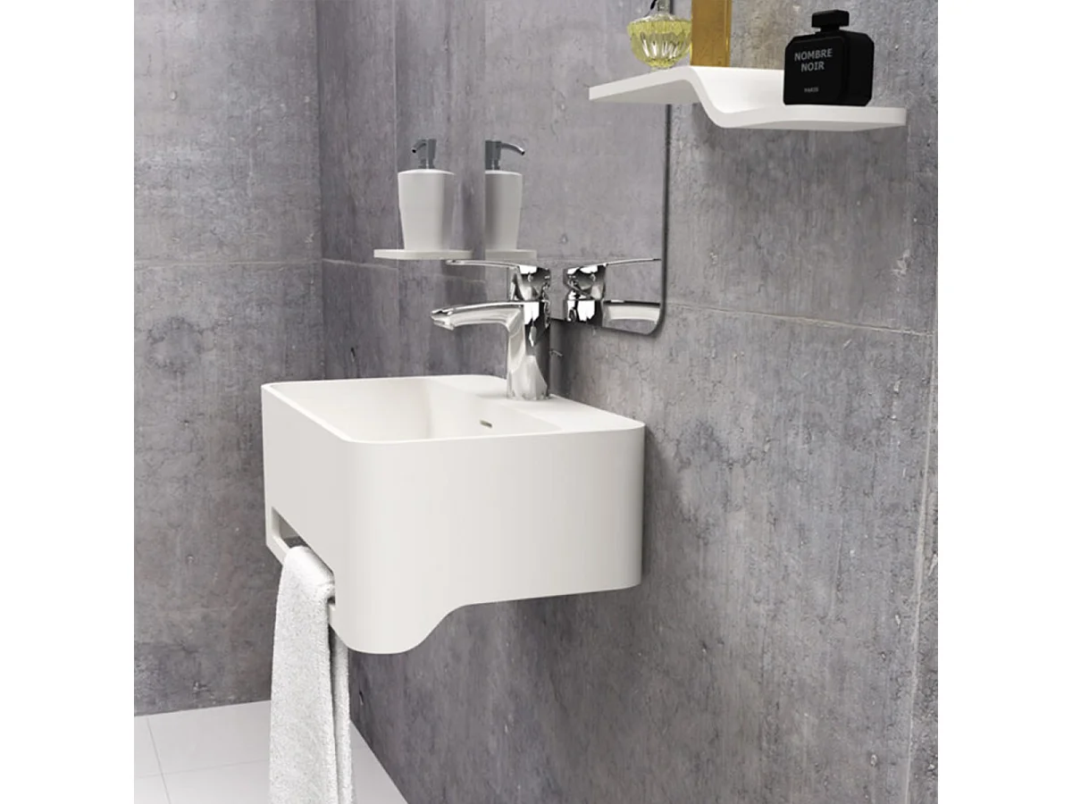 Hängendes Design-Waschbecken CORK