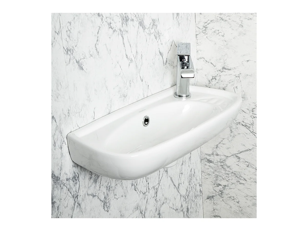 Waschbecken hängend ELFY 51 cm aus Keramik