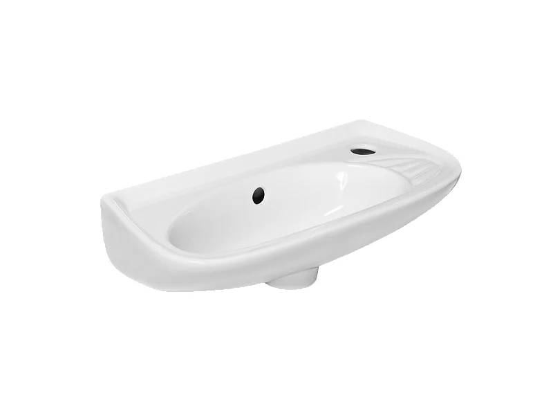 Lavabo suspendu ELFY 51 cm en céramique