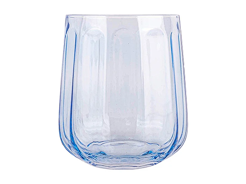 Novastyl - Lot De 4 Gobelets Riviera 52.5cl En Verre Bleu