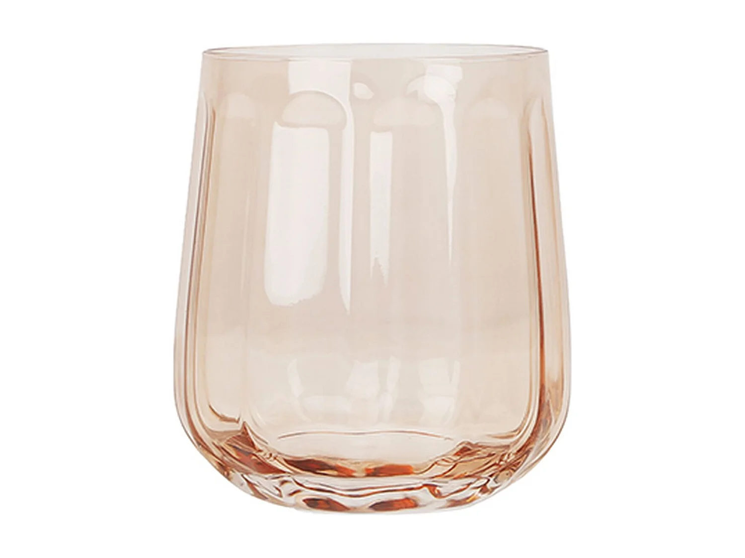 Novastyl - Lot De 4 Gobelets 52.5cl Riviera 52.5cl En Verre Orange