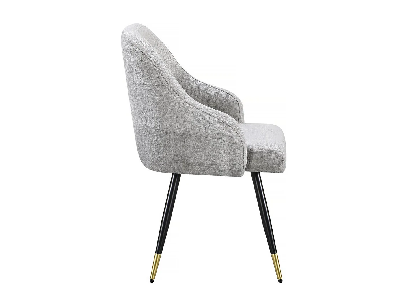 Lot de 2 chaises en tissu "Harmony" - 54 x 57 x 90 cm - Beige