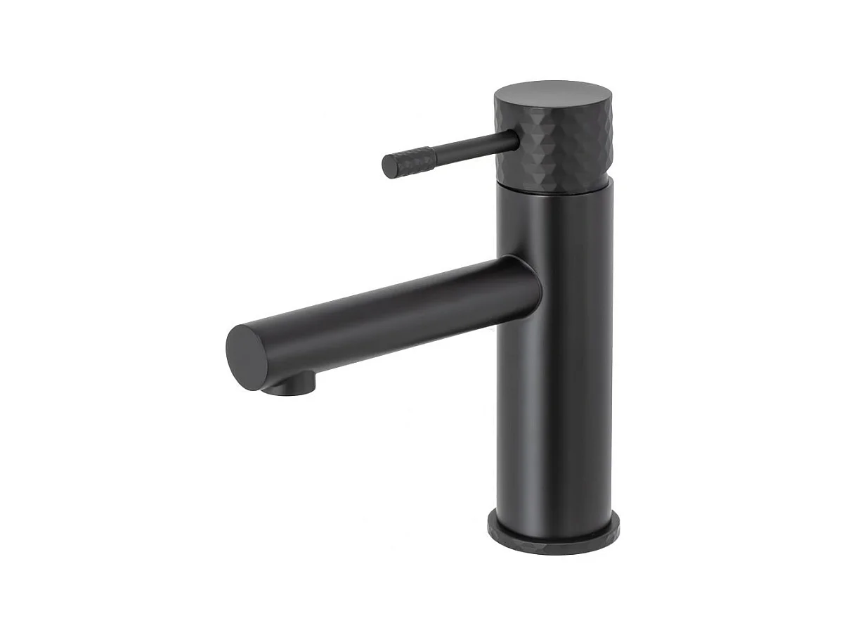 Einhebelmischer für Waschbecken ASTANA schwarz matt