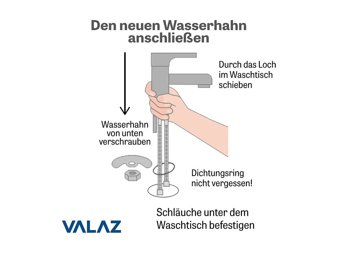 Hohe Waschtischarmatur PRAGA gebürstetes gold