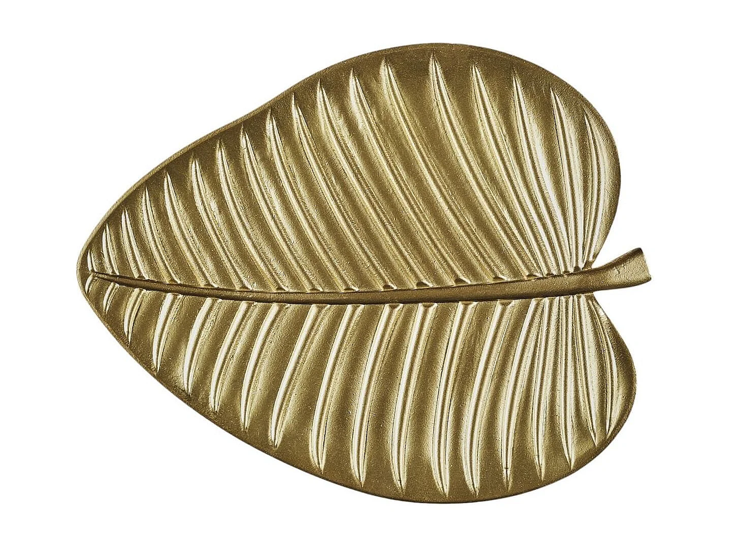 Vide-Poche en bois feuille Dorée 30,4cm