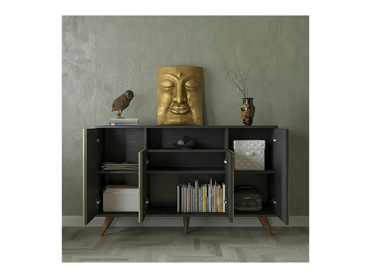 Buffet de salle à manger moderne motif baguette MARFA