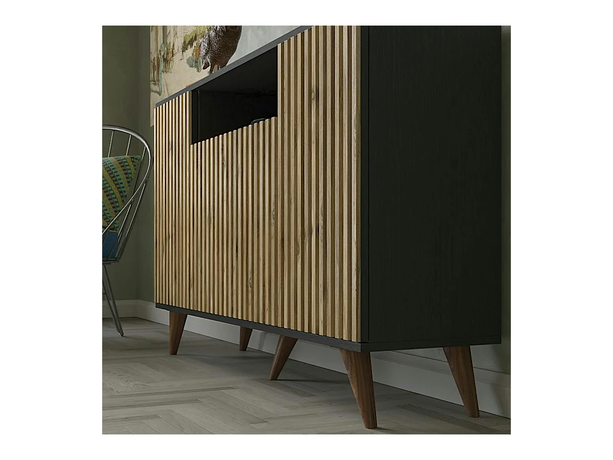 Buffet de salle à manger moderne motif baguette MARFA