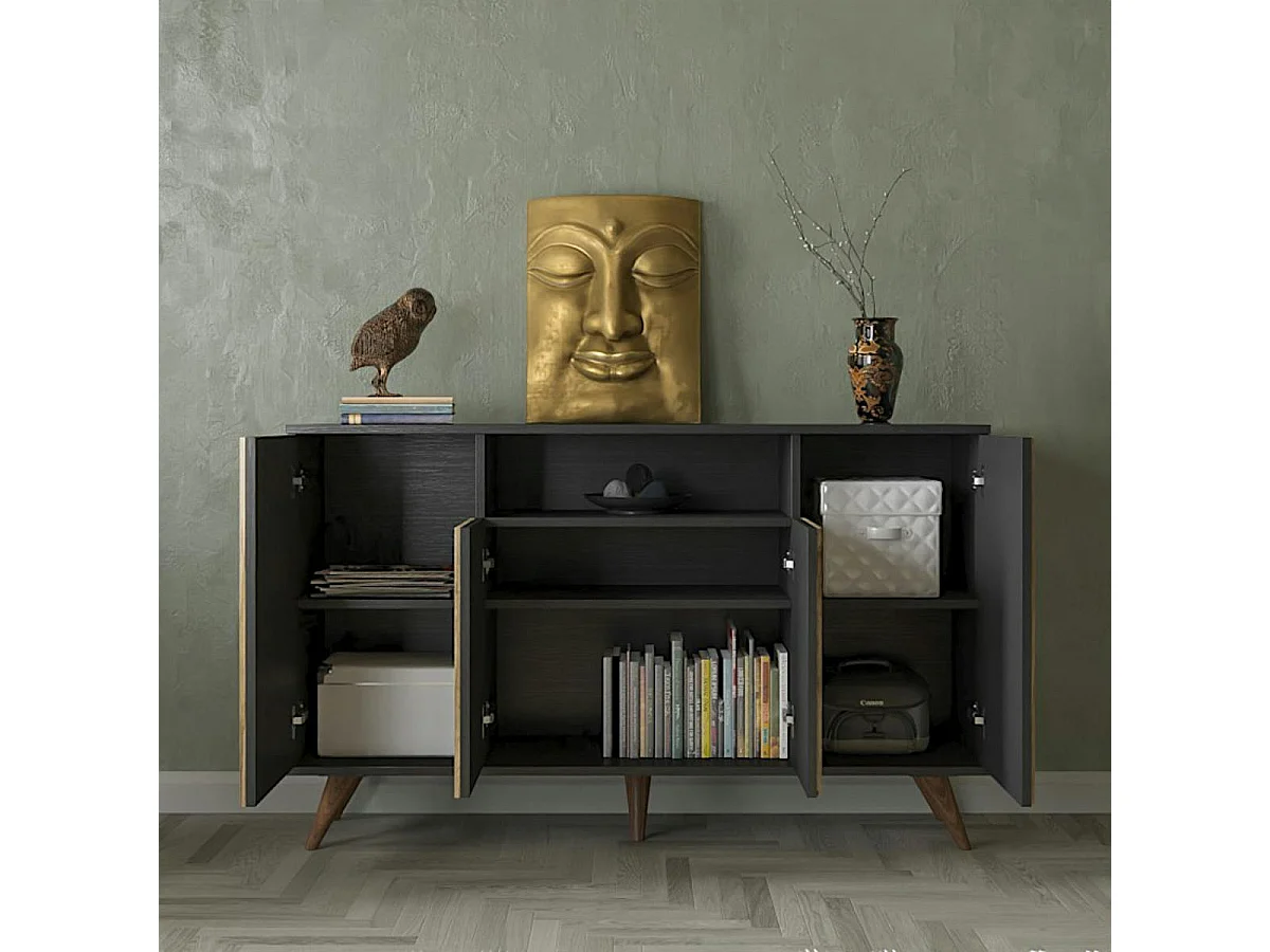 Buffet de salle à manger moderne motif baguette MARFA