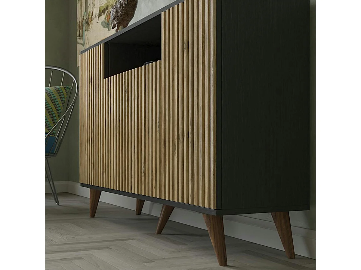 Buffet de salle à manger moderne motif baguette MARFA