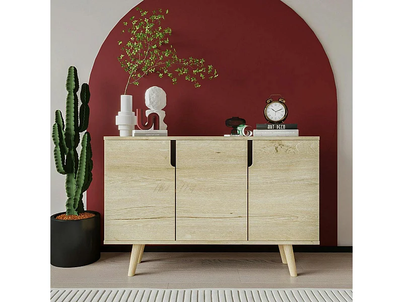 Buffet salle à manger moderne à poignées intégrées MARFA