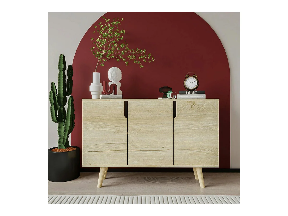 Buffet salle à manger moderne à poignées intégrées MARFA