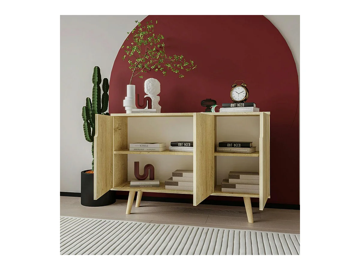 Buffet salle à manger moderne à poignées intégrées MARFA