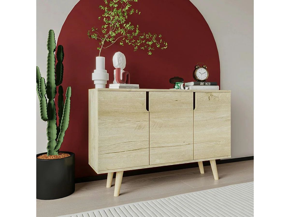 Buffet salle à manger moderne à poignées intégrées MARFA