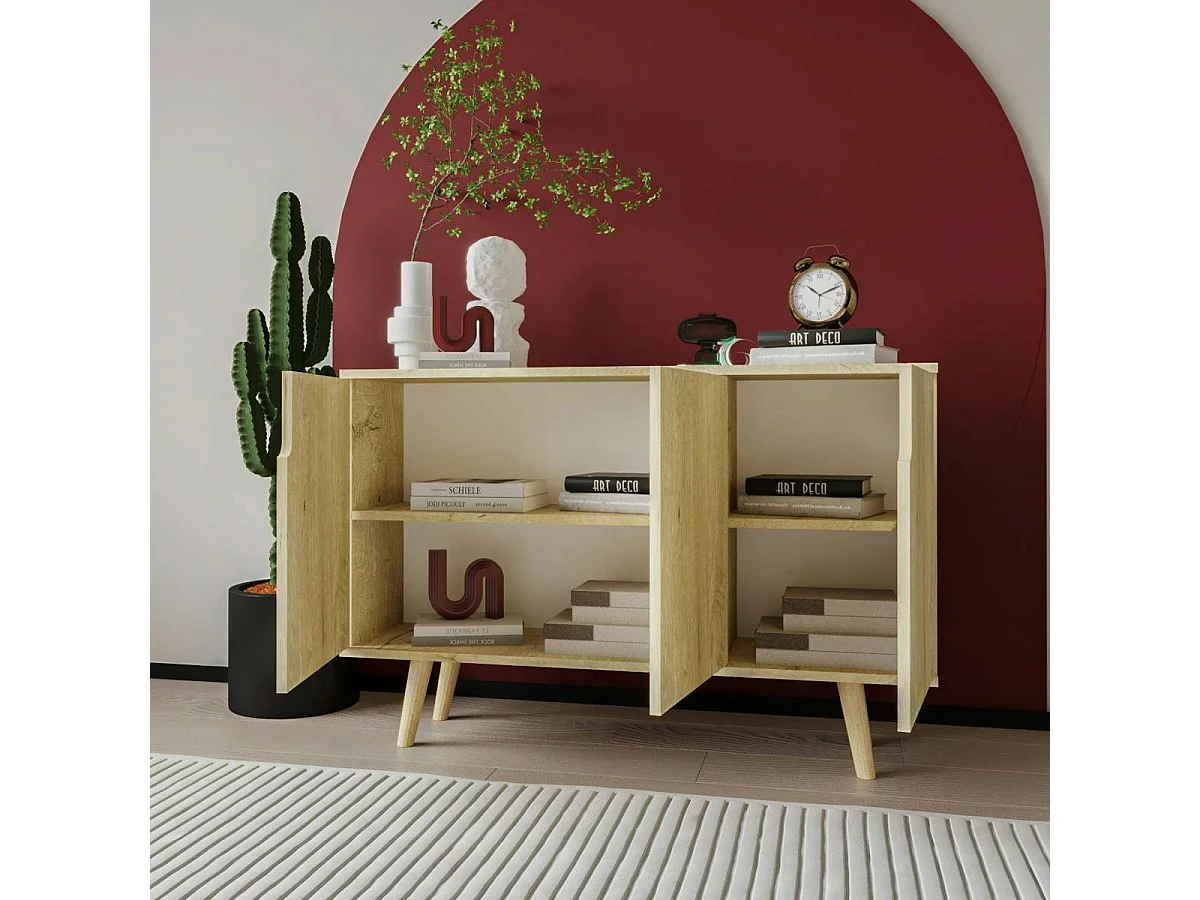 Buffet salle à manger moderne à poignées intégrées MARFA