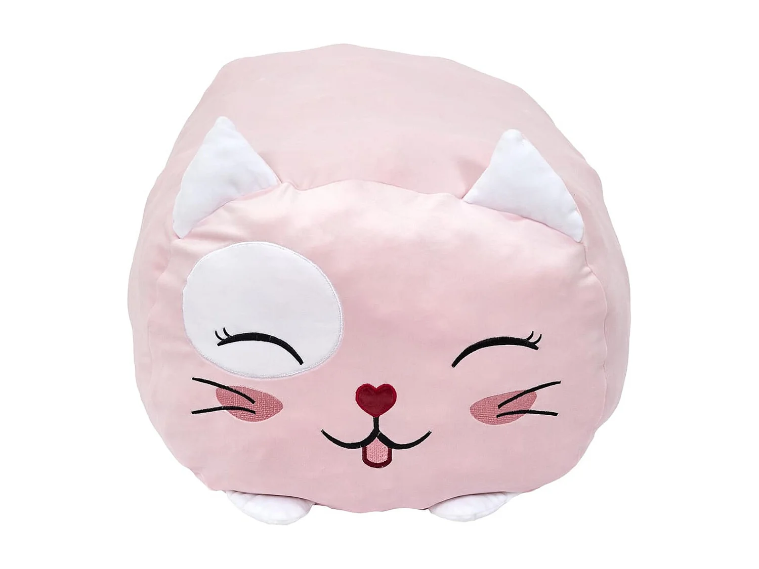 Coussin Peluche Chat Rose XXL 90cm - KITTY