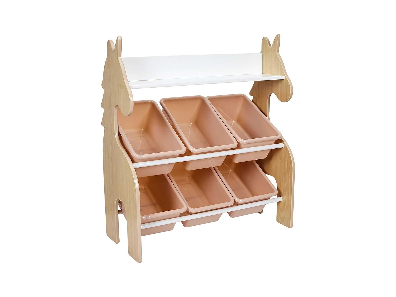 Meuble de Rangement Présentoir Licorne 6 Bacs - POSEY